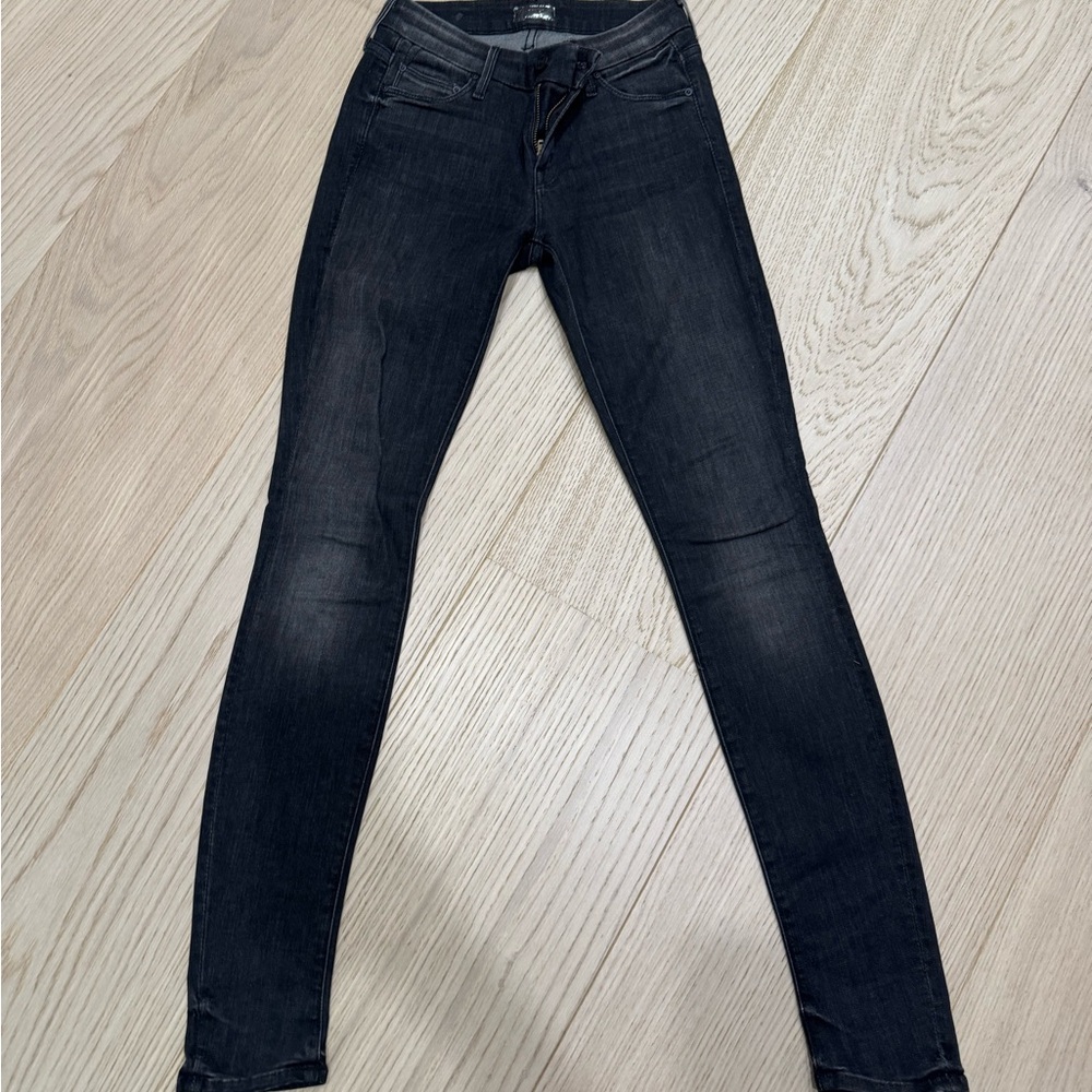 Mother dark gray skinny jean size 24